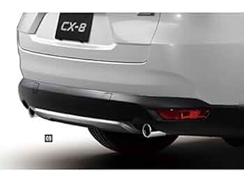 【純正】CX-8 フロントアンダーガーニッシュ&リアアンダーガーニッシュ マツダ マツダ（MAZDA）リアアンダーガーニッシュ/マツダ純正
